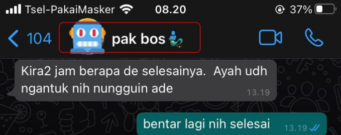 Nama Kontak ayah di Hp anaknya yang kocak dan bikin cekikikan